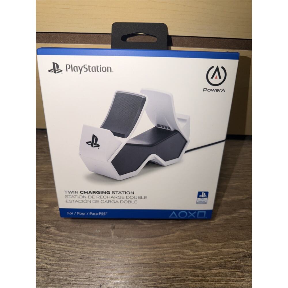 PowerA 1516956-01 Twin Charging Dock - Black/White PS5 PlayStation 5